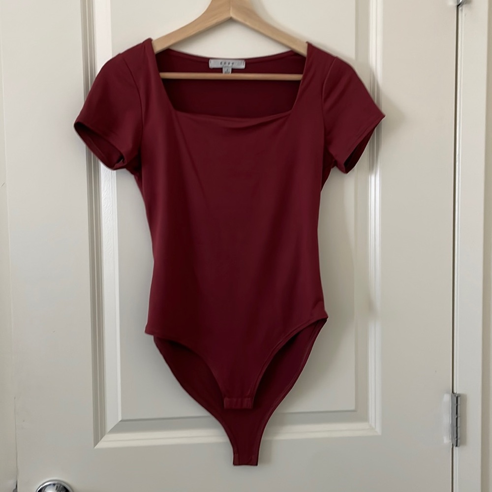 Square neck body suit